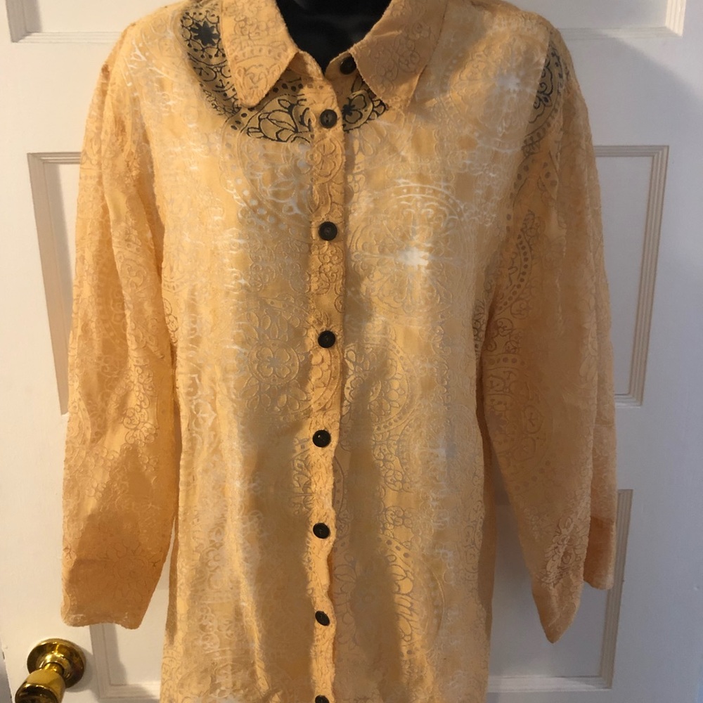 Alfred Dunner Button Down & Undershirt 20W